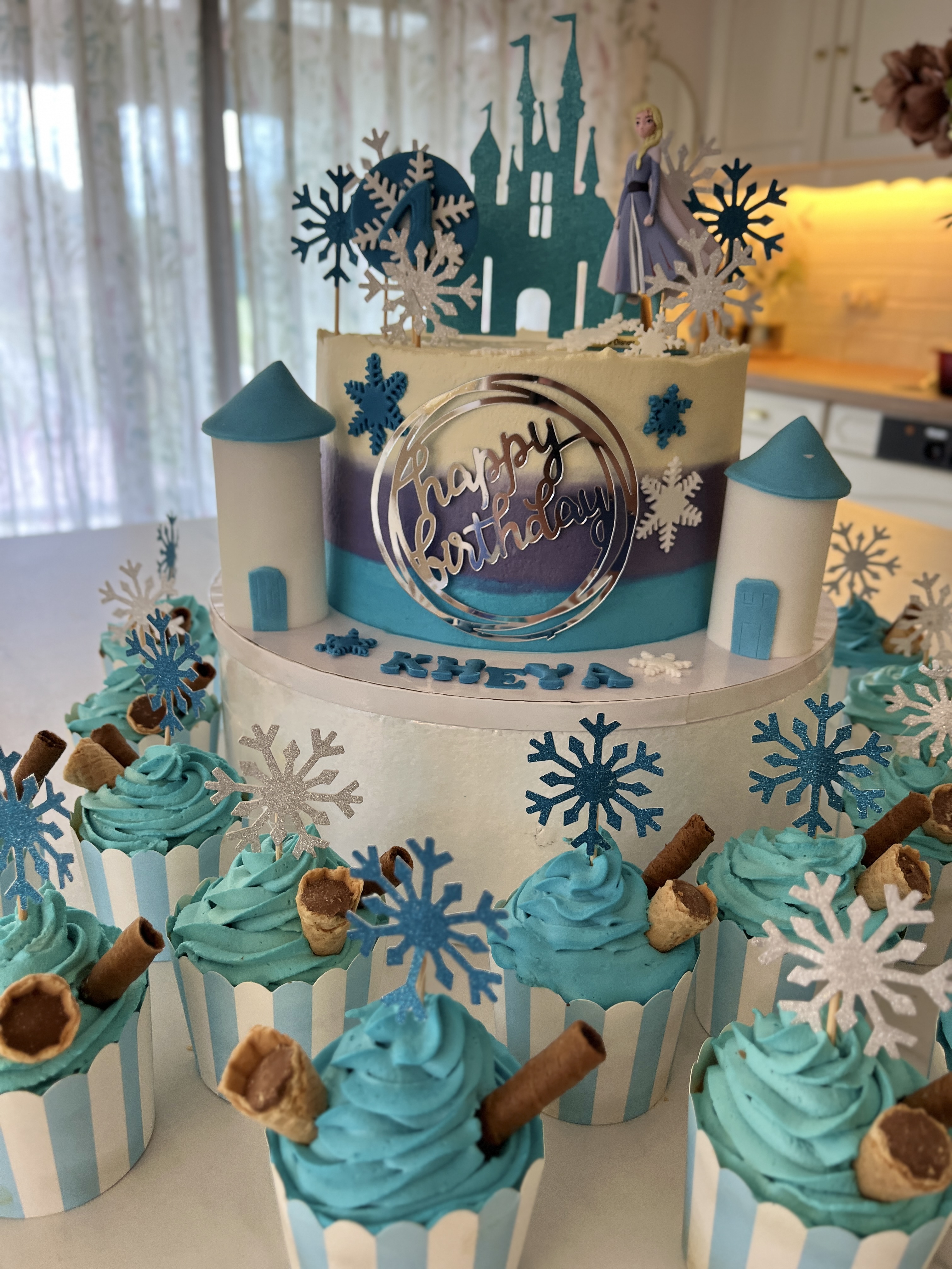 Frozen Theame cake